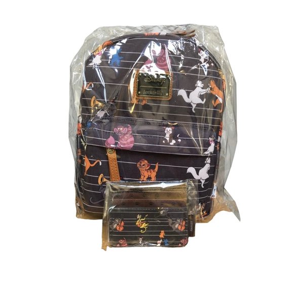 Loungefly Disney Cats Backpack/Wallet main image 7